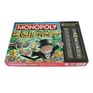 Monopoly Token Madness Board Game Complete Set, English & French Version 2015